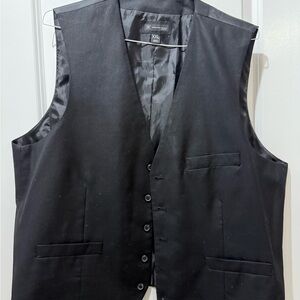 INC International Concepts Black Men's Vest